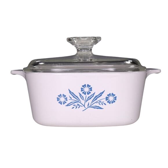 Corning Ware Blue Cornflower 1.5 Qt with lid A-1 1/2-B Vintage 1.5 Qt - Picture 5 of 9